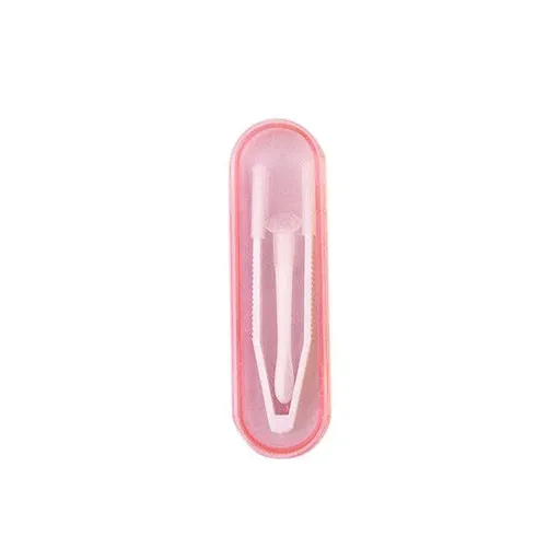 Contact Lens Tweezers Stick Inserter Remover Tool Kit Tip Storage Case Box Set - Pink
