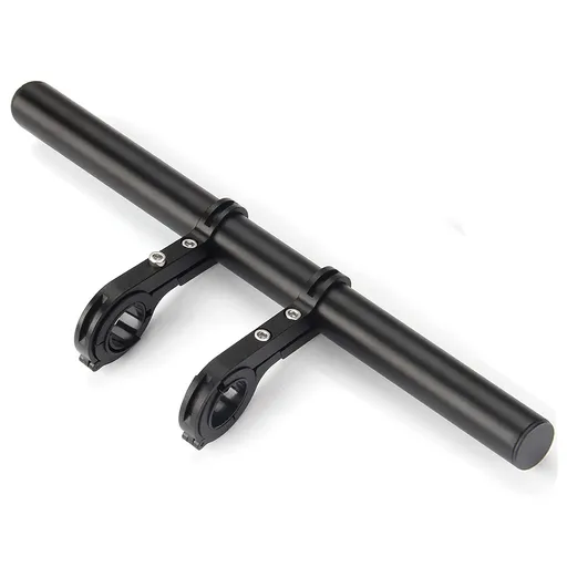 Bike Bicycle Double Handlebar Extender Extension,11.8"(30 cm) Aluminum alloy Super Long Bracket Accessories，For Bike Mounts