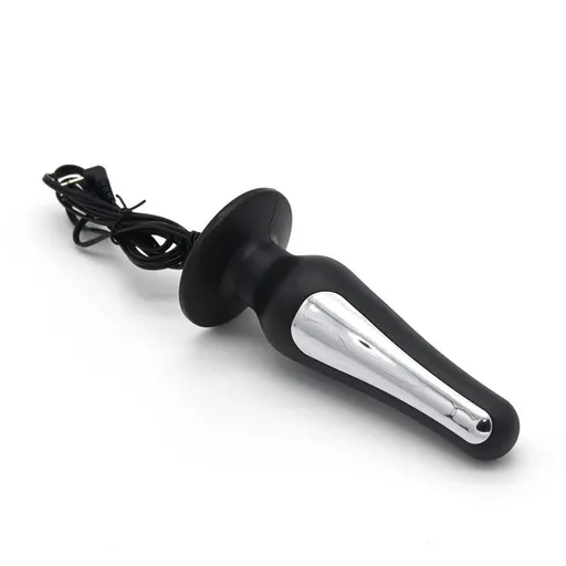 House Of Dasein Electro Shock Nipple Clamps Suction Sound Butt Plug Cock Rings Bdsm - Black - Anal Plug