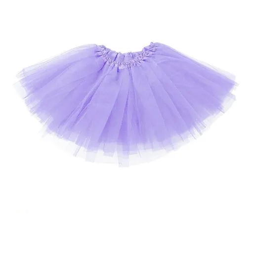 Girls Tutu Skirt Princess Dressup Party Costume Ballet Dancewear - Light Purple