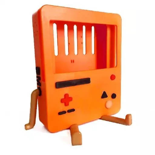 Cartoon Cute Games Protective Hard Cover Case for Switch Console Controlle Game Console Cover Protective Shell (Orange)