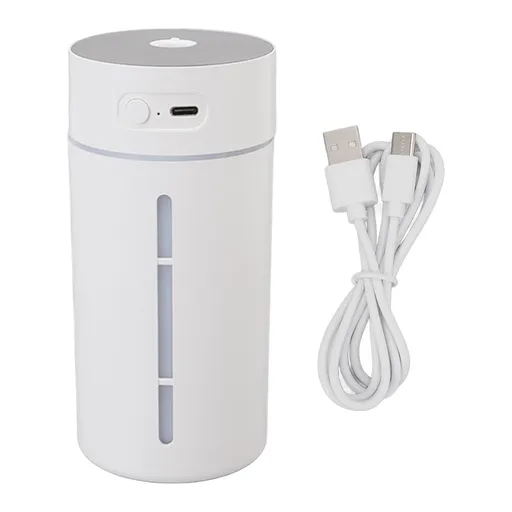Mini Humidifier 250ml USB Charge Projector Light Cool Visible Water Level Desk Humidifier for Bedroom Office Car