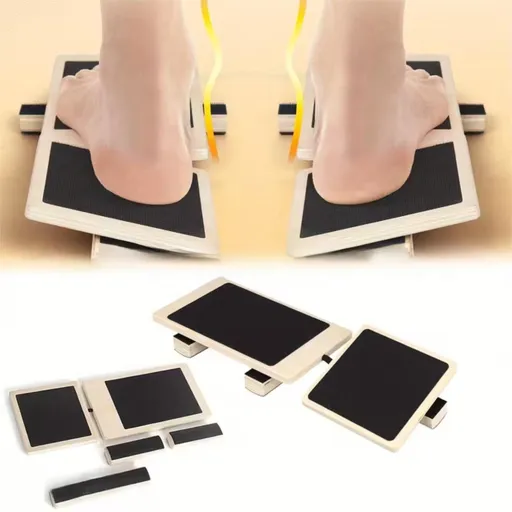 2-Pack Professional Wooden Balance Boards Set – Ankle Rehabilitation & Stability Trainer for Physical Therapy, Yoga and Core Strength
