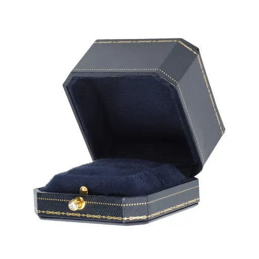 Noble Engagement Ring Box Octagonal Ring Box for Wedding Ceremony Girls Bride Girls for Girls Ring Displaying Case Girls Ringsecor