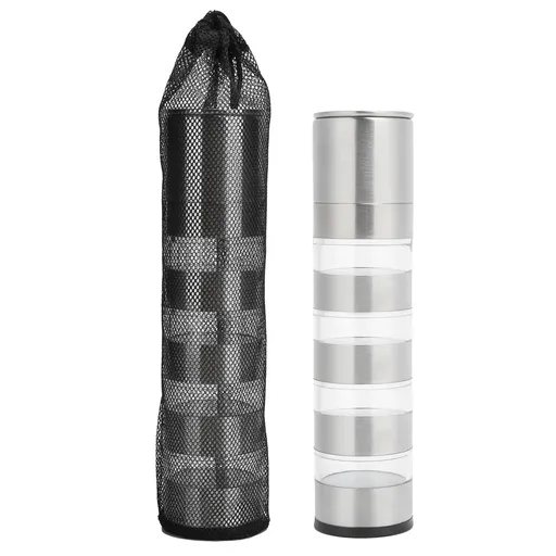 Seasoning Jar Set Spice Bottles Grinder Condiment Dispenser for Outdoor Camping