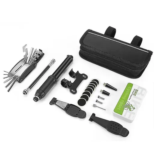 Bicycle Puncture Repair Set,portable Bicycle Tool, Tire , Air Pump Bicycle Tool Kit
