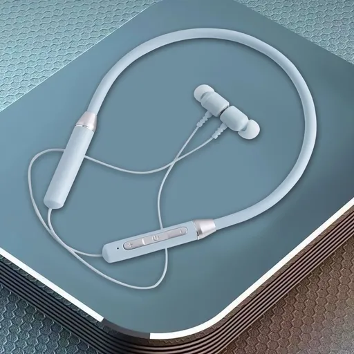 Neckband Bluetooth Headphones,HD Stereo Wireless Sports Earphones,Around Neck Bluetooth Headphones Noise Cancelling Mic,Magnetic Attraction