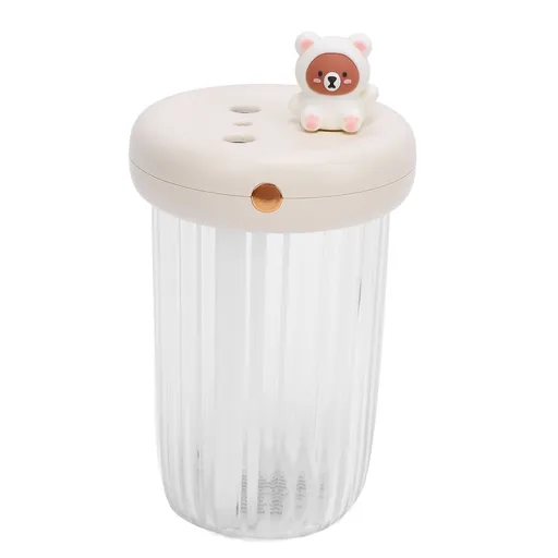 Mini Humidifier USB Desktop Humidifier Double Spray 240ml Tank Capacity Portable Small Humidifier for Car Home White