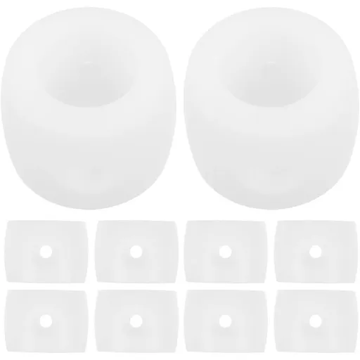 10 PCS 5529 Foosball Table Locator Rings Replacement Parts ABS White, Precise Ball Positioning Tabletop Accessory Set