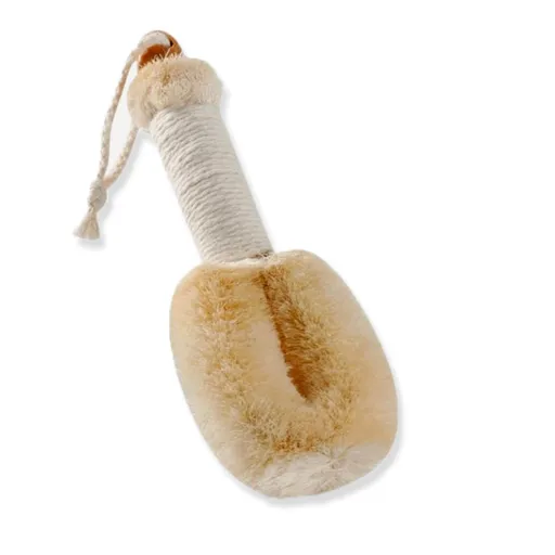 Sisal Back Scrubber Brush Dry Skin Exfoliation 9 Inch Natural Fibers