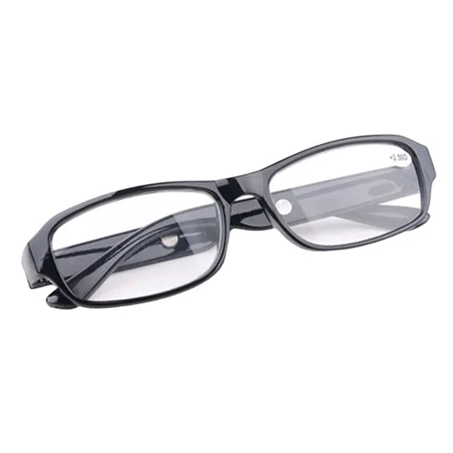 Reading Glasses with Optical Lenses for Close Reading, Computer Work and Everyday Vision Support at Home and Office, Black, 550 Degree