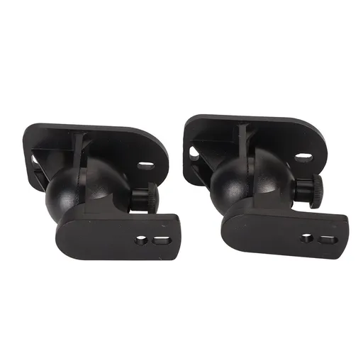 Speaker Wall Mount Bracket Speaker Wall Mount, 1 Pair Multifunctional Angle Adjustable Fine Workmanship Speaker Wall Bracket Plastic Strong Bearing Capacity for Studio