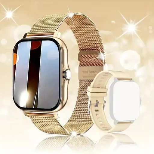 Women'S Smart Watch Fashion Watch Fitness Tracker Australian Women'S Accessory - Gold - Size 01