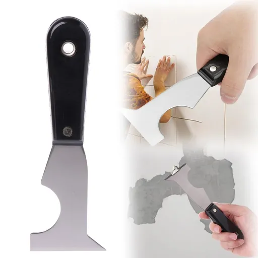 Multi-Blade Paint Scraper Tool, 5-In-1 Paint Scraper Tool, For Caulk Removal, Spackle, And Can Opening, Painter'S Essential