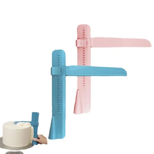 2PCS Adjustable Cake Scraper Cream Cake Edge Smoother Cake Decorating Tools DIY Bakeware Baking Tools