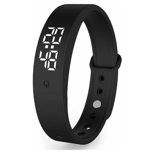 Pivotell Vibratime Vibrating Alarm Watch with 10 Daily Alarms Black