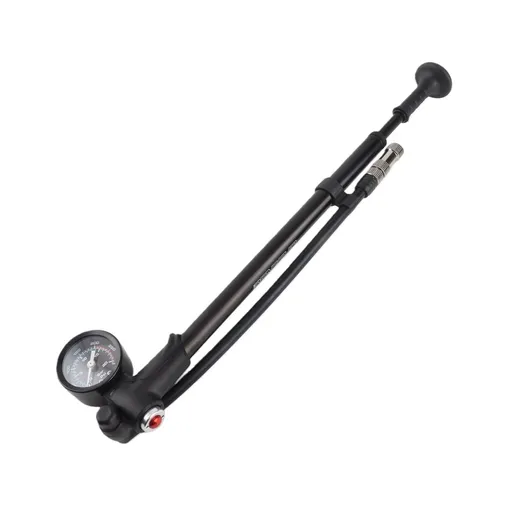 bike Tire Bike Shock Pump with Pressure Gauge 300PSI High Pressure Bike Tire Inflator Air Pump for Fork and Rear Suspension
