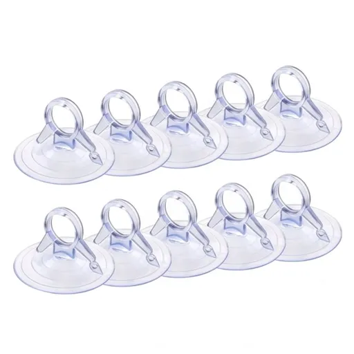 10PCS Car Windshield Suction Cups, Car Windscreen Sun Shade Suction Cup Multifunctional Window Suction Cups For Visor, Car Glass, Kitchen, Bathroom Transparent