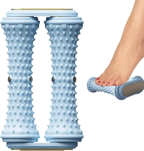 Foot Massager Roller, Foot Roller, Circulation, promoting foot massage, for fitness, relaxation, and sports recovery, Blue