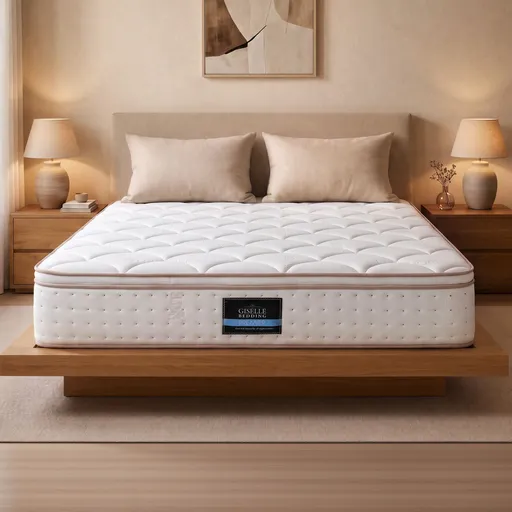 Giselle 30cm King Spring Mattress Tencel Cover 5-Zone Firm Back Support