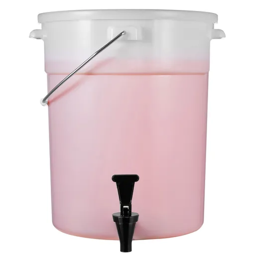 Beverage Dispenser, 5 Gallon Drink Dispensers for Parties, Plastic Juice Dispenser with Spigot and Lid, Iced Tea Lemonade Juice Water Dispenser, for Restaurants, Hotels, Parties