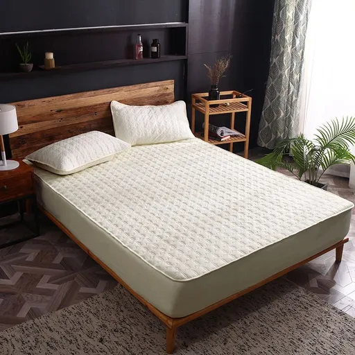 Cotton Mattress Cover 90x200cm Gray Grid Huang Dage 90*200cm standard