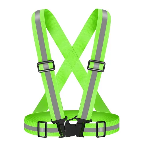 Reflective Vest Adjustable High Visibility Safety Gear for Running Walking Jogging Hiking