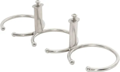 Boat Triple Ring Cup Drink Holder, Stainless Steel 316 Holder Polished for Yacht Truck Car Apartment RV- Open Design (1pcs)