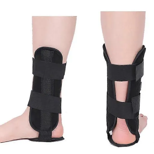 Sports Ankle Support Strap, Adjustable Hook & Loop Compression Sleeve for Football, Running & Training - L