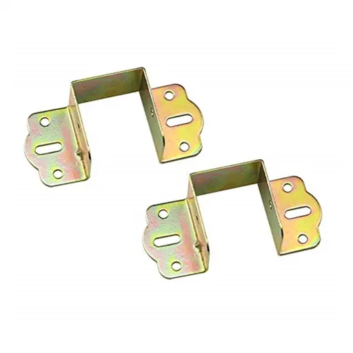 4 pack Bed Support, Bed Corner, Bed Hinge, 40mm Square Bracket, Furniture Fixed Bed Hardware Accessories (4 PCS)