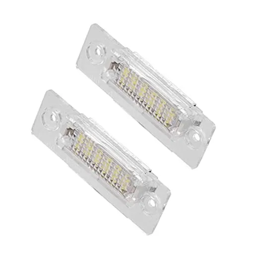 2pcs LED License Plate Light Car Number Lamp Replacement White Light License Plate LED Light, Extremely Bright Assembly
