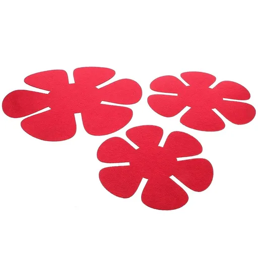 12Pcs Red Pot Protectors for Home Kitchen Heat Resistant Nonwoven Fabric Pan Protectors