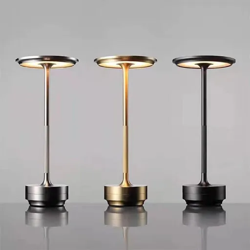 Dimmable USB Rechargeable Desk Lamp GPA black