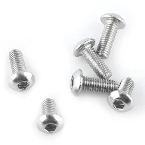 Screw and nut combination kit 340pcs 304 stainless steel pan head hexagonal screw with hexagonal nut round cup Head screw