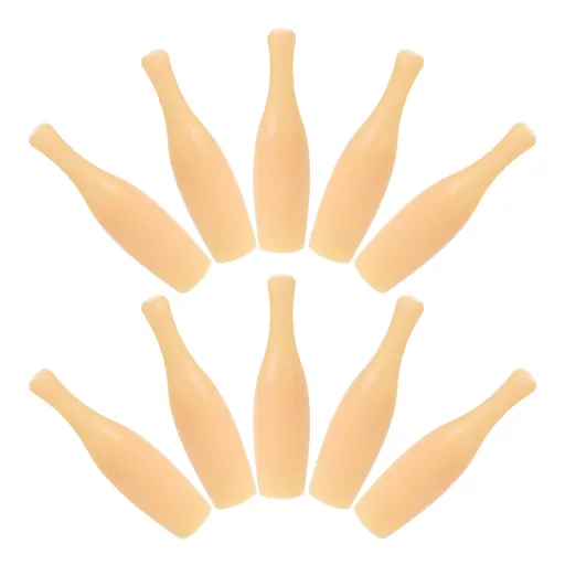 Desktop Bowling Toys Plastic 10Pcs 2.4X0.6X0.6In