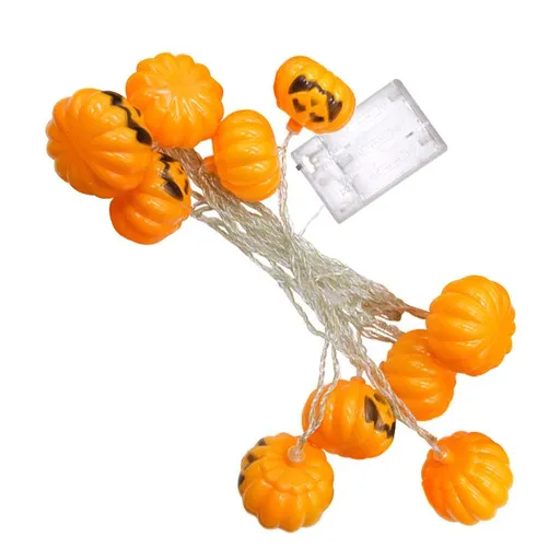 Halloween String Lights 20 LED Waterproof Orange Battery Operated 8.2ft