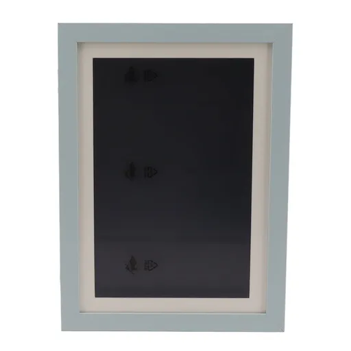 Kids Art Frame Density Board PS Magnetic Front Opening Changeable Artwork Display Frame Holds 50PCS Pictures for Crafts Drawing Schoolwork Blue