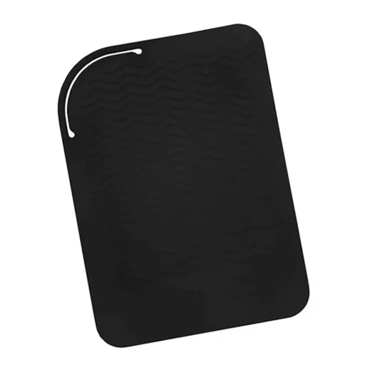 Heat Resistant Silicone Mat Pouch Portable Travel Silicone Mat Cover for Curling Irons Hair Straighteners Flat Irons Hair Styling Tools
