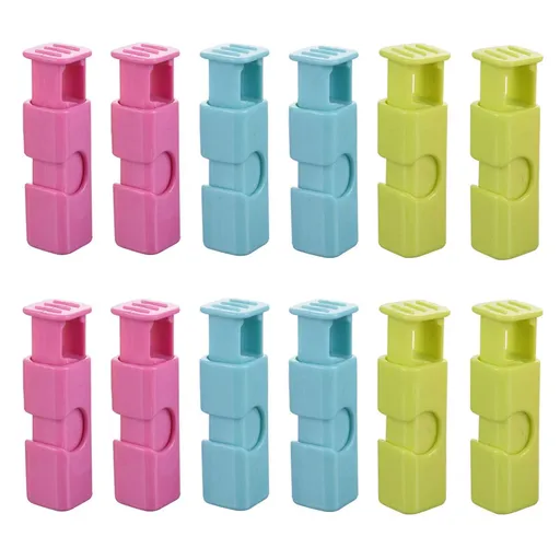 Clips for Bread Bags Good Grips Bag Used for Bread, Beans, Dried Fruit, Frozen Foods Bag and More (Clips for Bread Bags 12 Pack)
