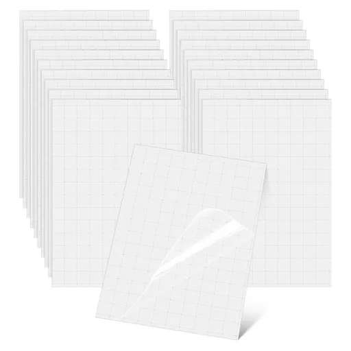 50Sheets Self Laminating Sheets Clear PVC Film for Photo Sealing and Waterproof