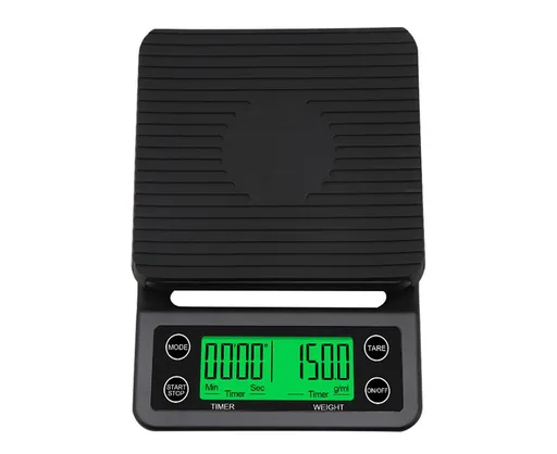 Accurate Electric Kitchen Scale,Coffee Scale with Timer High-precision Kitchen Scale Mini Electronic Platform Scale Food Weighing Scale
