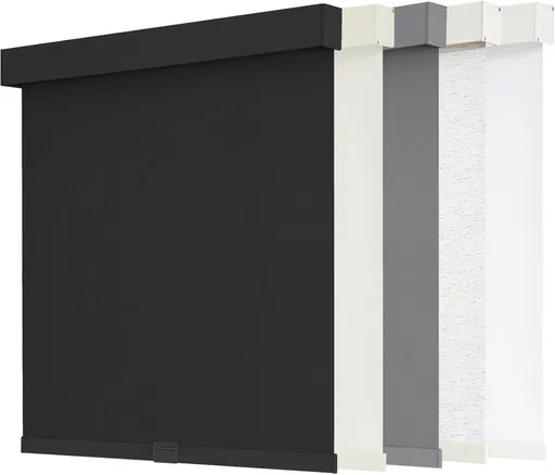 Blackout Roller Shades Cordless Blinds for Windows, Free-Stop Shades with Valance, Thermal Insulated Fabric, UV Protection, Blinds for Home and Office 20" W x 72" H (51W x 183H cm) Black