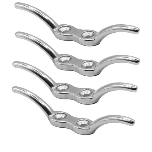 Boat Cleat, 2 1/2 in 6 inch Dock Cleat 316 Stainless Steel Marine Grade, Rope Cleat -Include Mounting Screws
