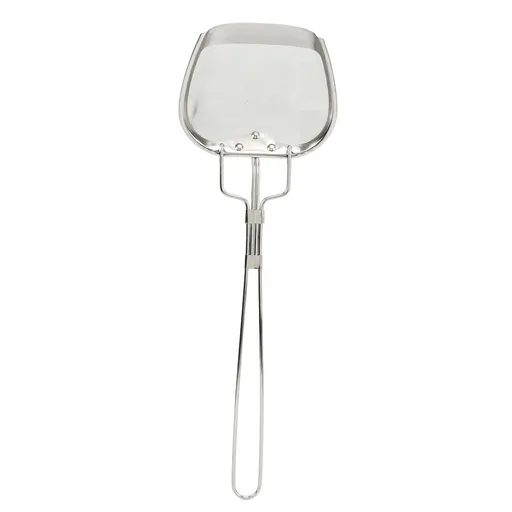 Fine Mesh Strainer 0.02in 304 Stainless Steel Firm Stable Handle Smoothing Skimmer Spoon for Kitchen Cooking