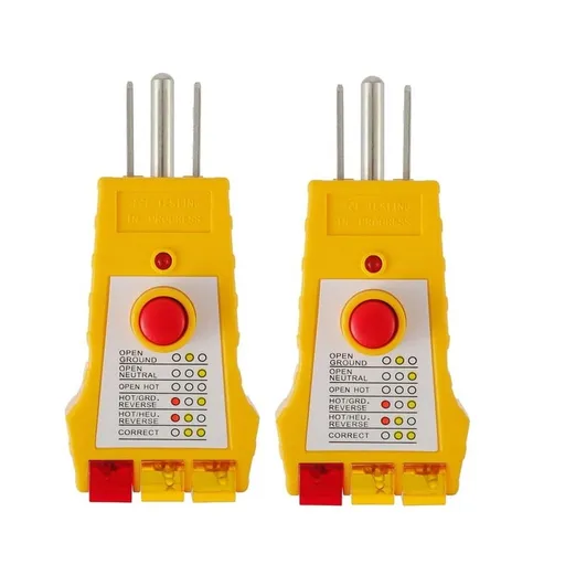 Outlet Circuit Testers for Grounding Products,Outlet Tester with GFCI, Electrical Receptacle Tester 2 Pack US Plug