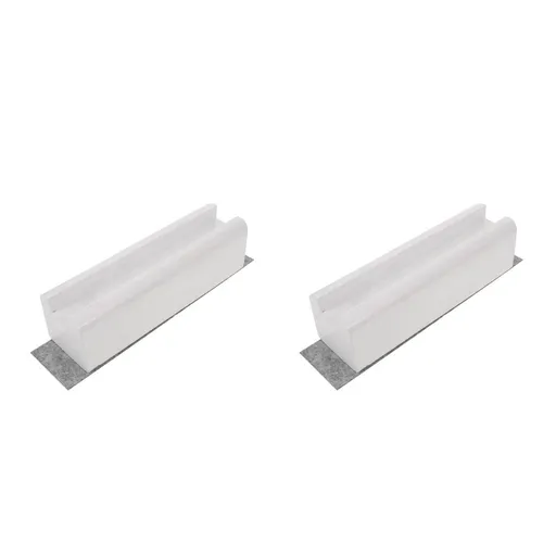 2-Pack Wooden Floor Mirror Holders Full Length Mirror Support Rack for Artwork and Display Stand