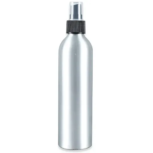 10pcs Travel Size Refillable Aluminum Spray Bottles Toner Cleaning Solution Mist - 10pcs-250ml