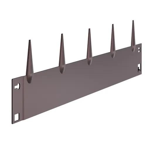 Steel Landscape Edging, 5 Packs 990 x 181 mm Rust-Resistant Metal Landscape Edging, Bendable Garden Edging Border, Heavy Duty Lawn Edging, Easy-to-Install, Flower Bed Yard Pathway Divider Brown