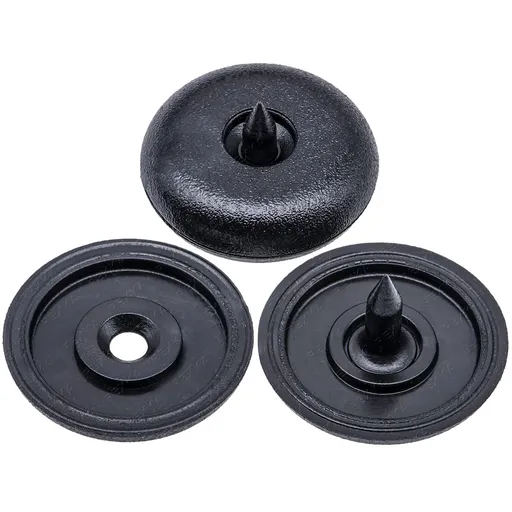 Rexka 2 Sets Front Top & Bottom Buttons Seat Belt Buckle Stop for BMW Mini 72111950829 72111917406