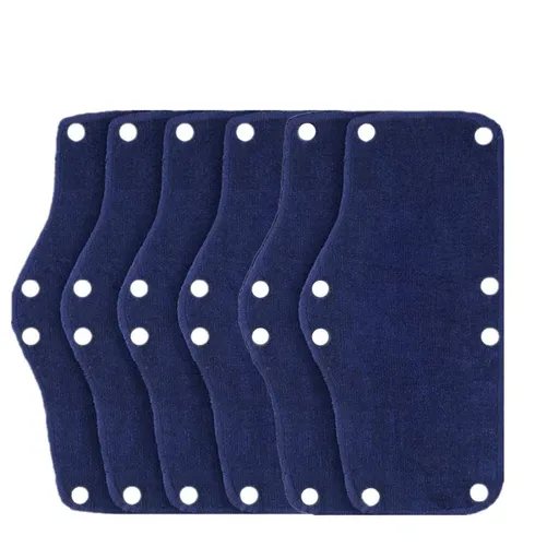 6pcs Colorful Sweatband for Hard Hat Washable Velvet Cotton Hard Hat Liner snap on ight fit the Hard hat